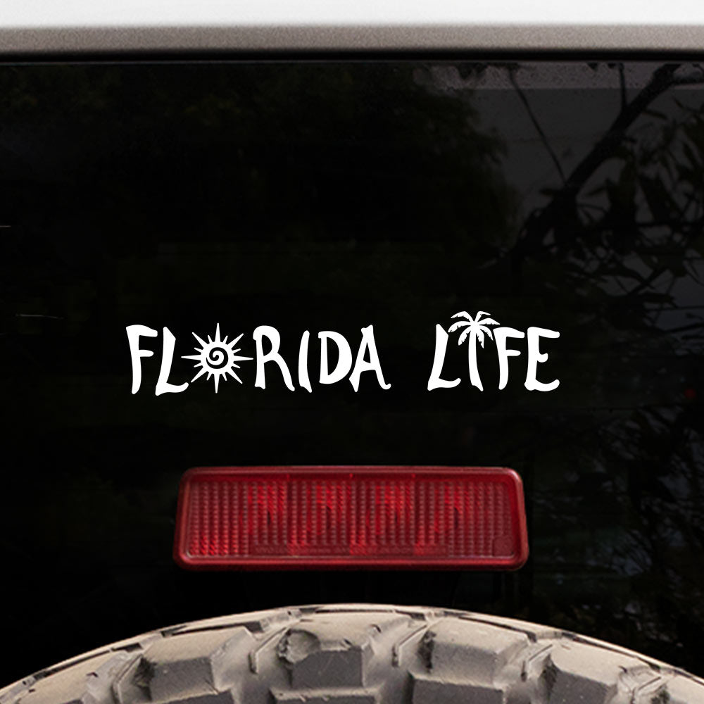 Florida Life 8" Outdoor Decal