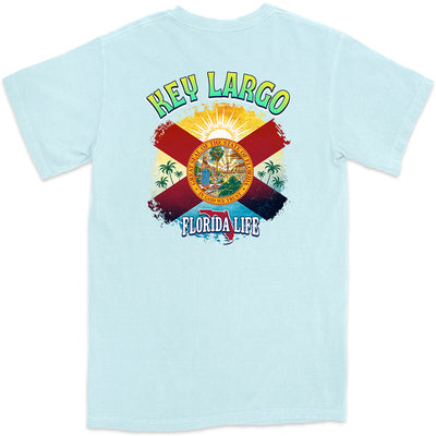 Key Largo Florida State Flag T-Shirt