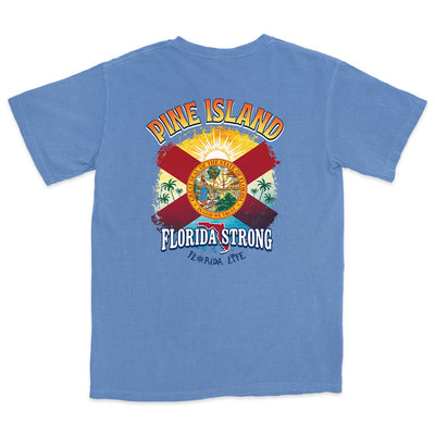 Florida Strong Pine Island Flag T-Shirt  Pine Island